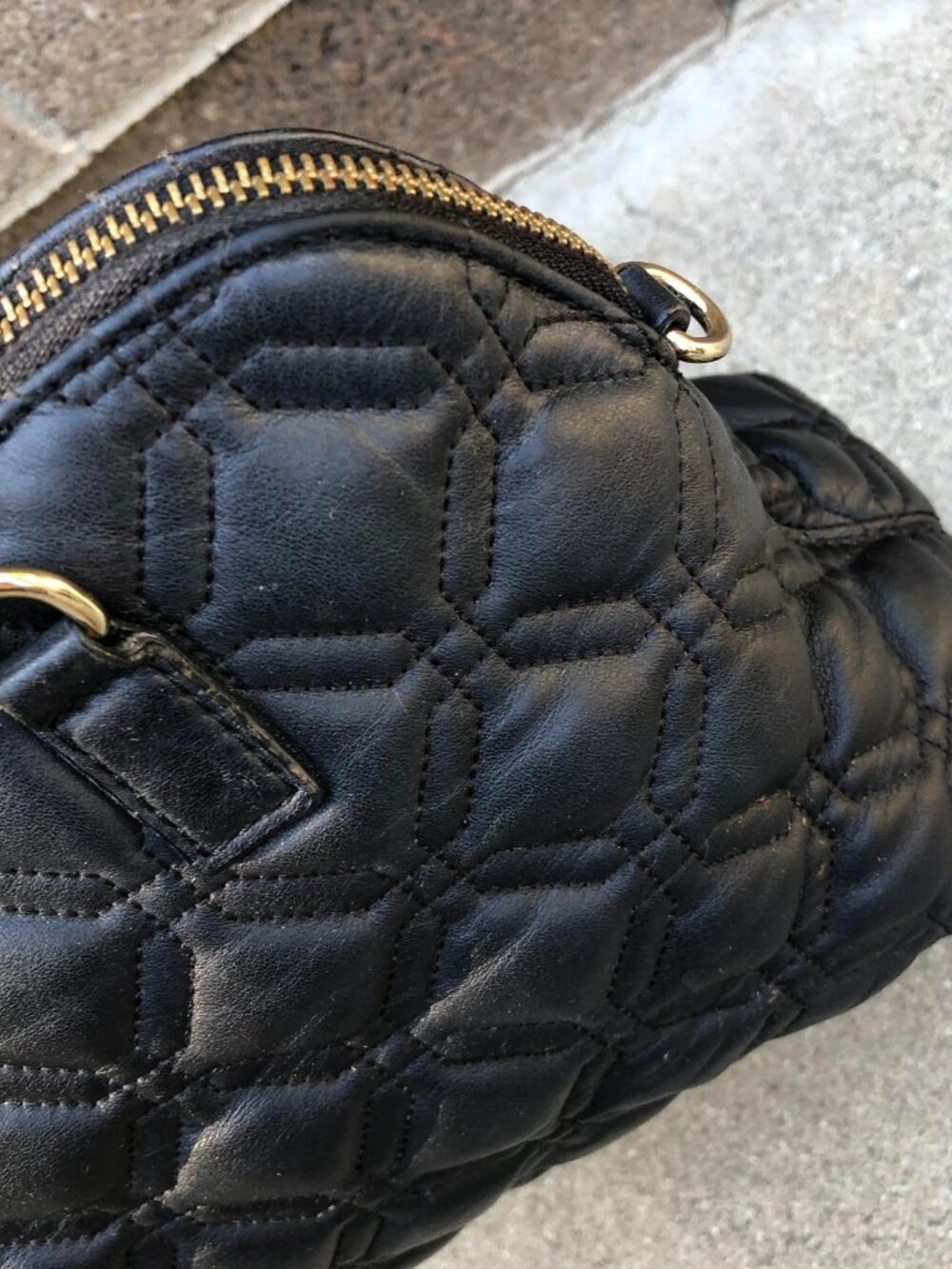 KATE SPADE Rachelle Astor Quilted Court Purse Women's Shoulder Bag Leather - Picture 4 of 16
